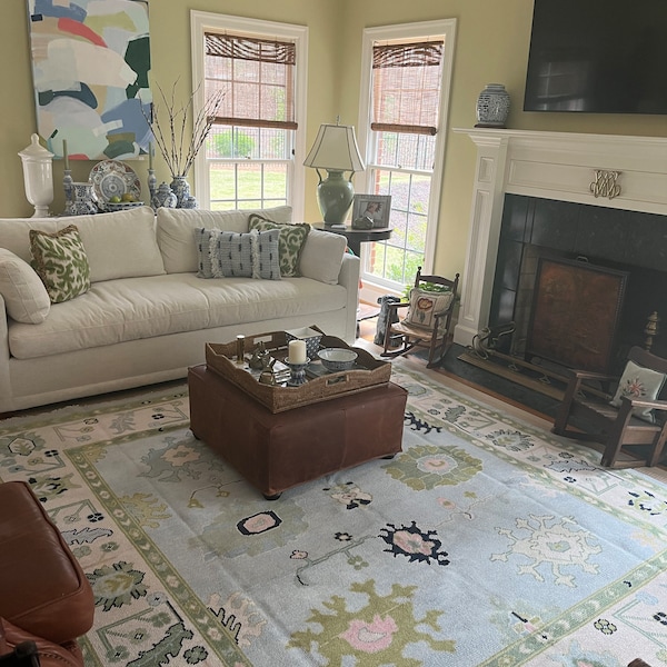 Oushak Rugs Living Room Oriental Rug 10x14 - Etsy
