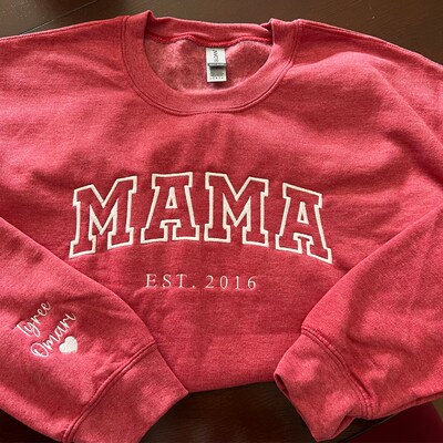 Sweatshirt with Logo Embroidery