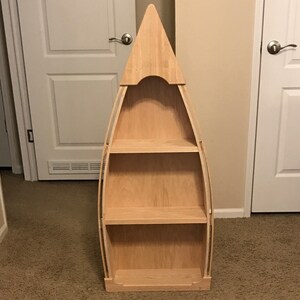 5 foot row boat bookcase Custom Handmade Wood Boat Etsy