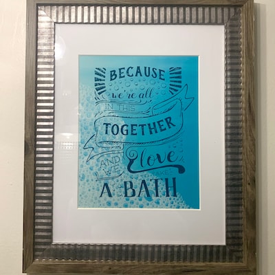 Phish Lyrics Poster Bathtub Gin We're All in This - Etsy