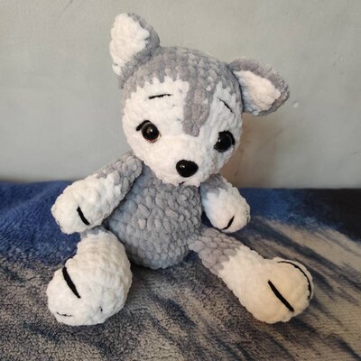 Crochet Husky Pattern Amigurumi Husky Crochet Dog Pattern Etsy