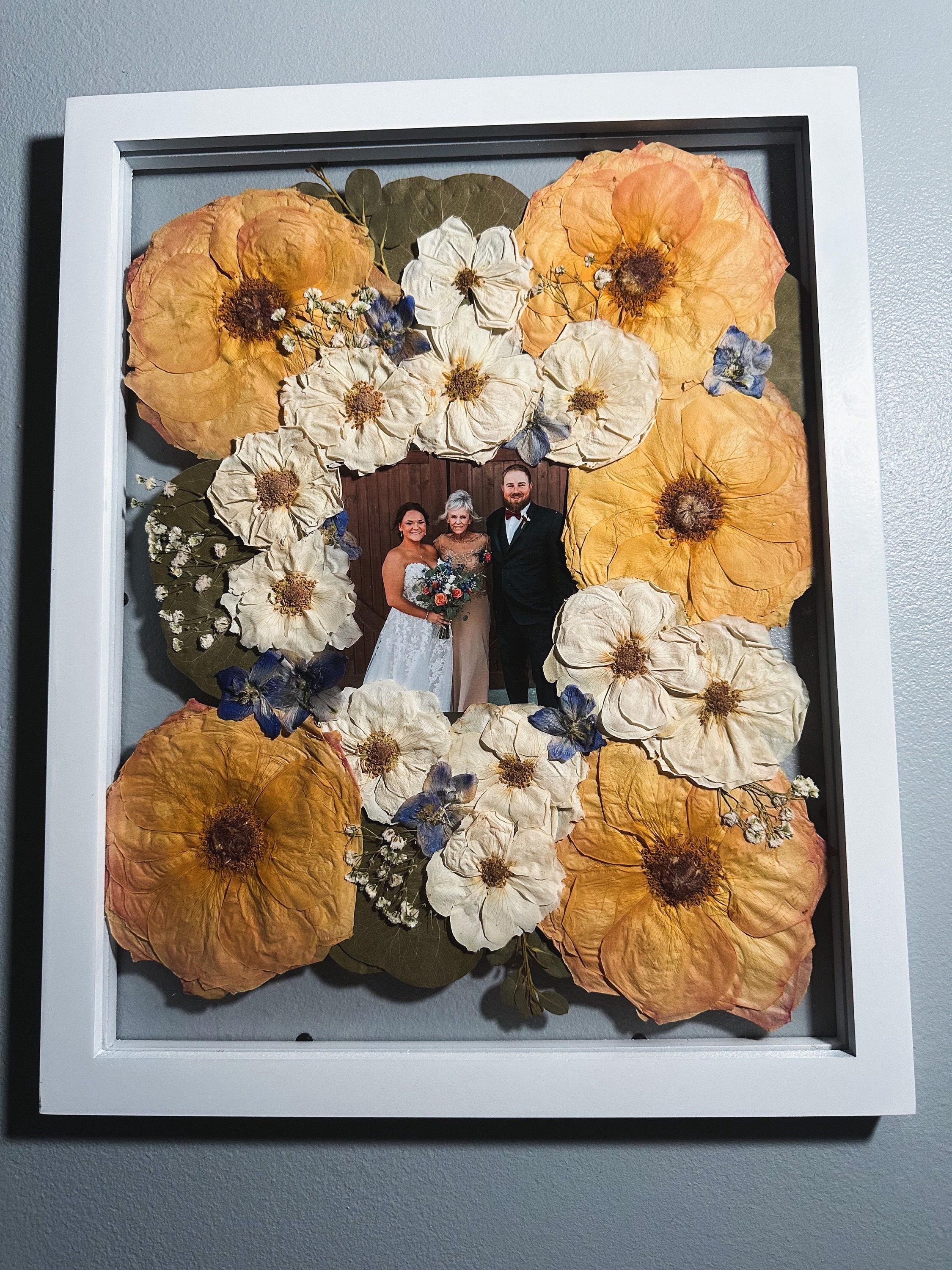 Preserved flowers from Shelby's etsy review