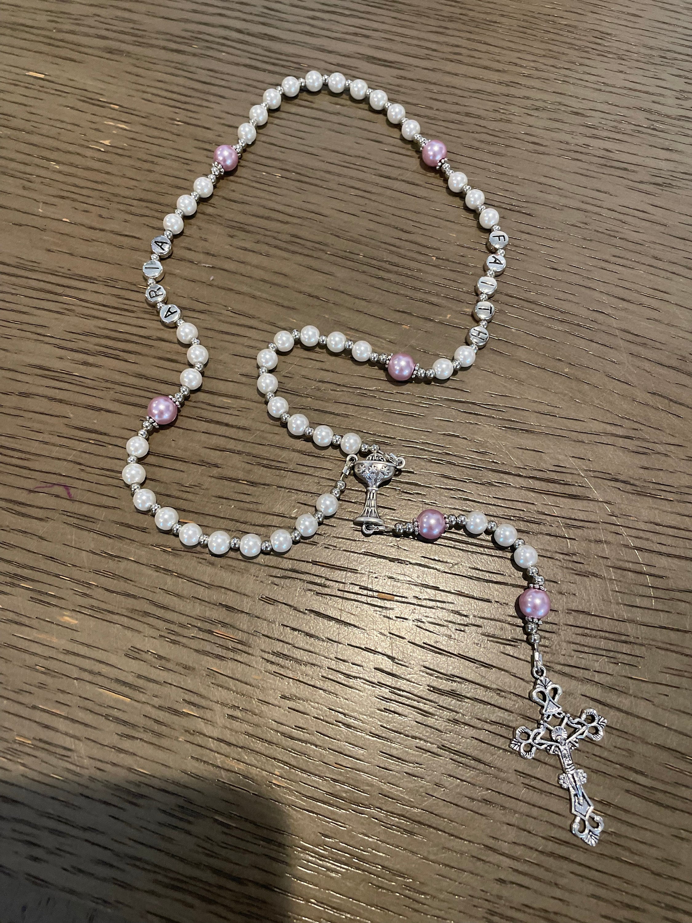 Personalized Rosary | Custom Rosary | Baptism Rosary | First Communion Rosary | Handmade Rosary |  Catholic Rosary