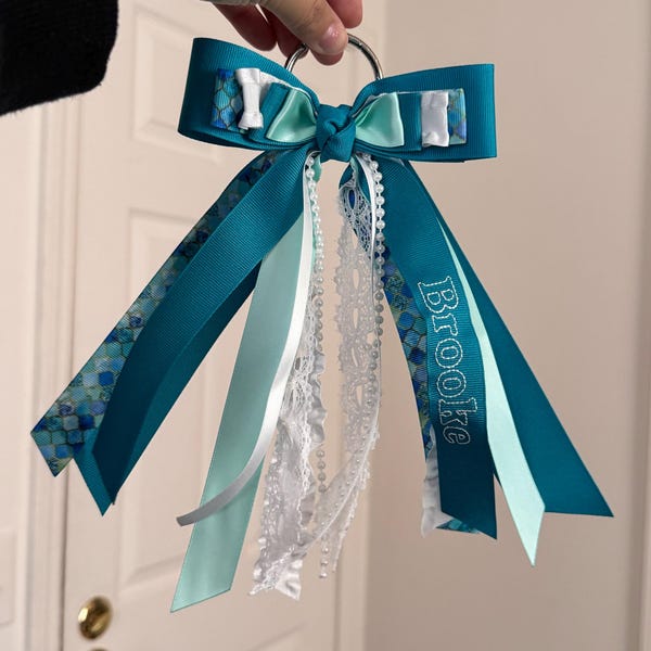 Country Concert Boot Bows, Embroidered Ribbons, Custom Boot Ribbons ...