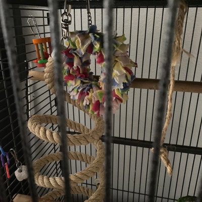 Bonka Bird Toys 3615 – Buntes Vogelspielzeug Zum Knabbern & Klettern