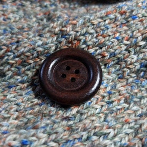 Mandala Design Buttons Retro Wood Buttons Decorative Wooden - Etsy