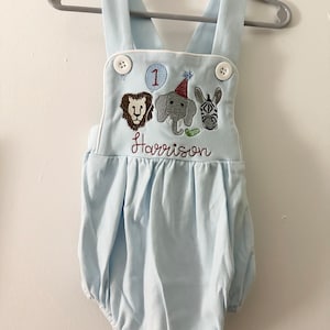 Golf Cart Hand Embroidered Girl Bubble by Baby Loren main image 0