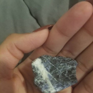 Raw Sodalite - Rough Sodalite Healing Crystal - Grade A - Natural Blue Sodalite Crystal - Throat Chakra Stone - Healing Crystals & Stones photo