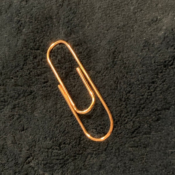 Minimalist Copper Paperclip Money Clip - Etsy
