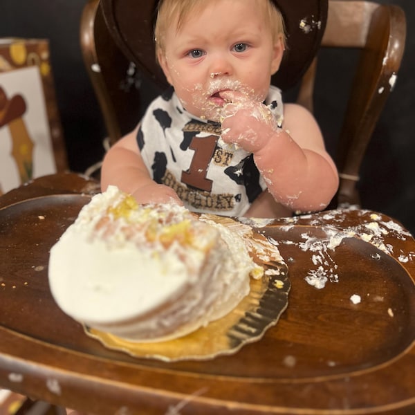 RODEO Back Number-personalized Cowboy-1st Birthday/rodeo Banner-high ...