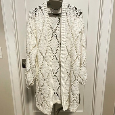 Crochet Pattern Eva Cardigan Summer Sweater by Lakeside Loops includes ...