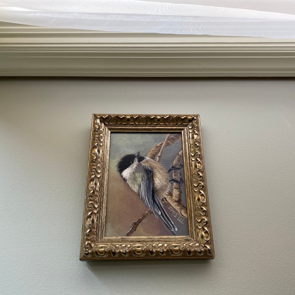 Black Capped Chickadee - Chickadee Art - Bird Art - Chickadee Print ...