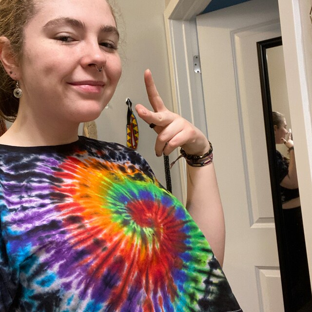 The Black Hole Tie Dye Crop Top - Etsy