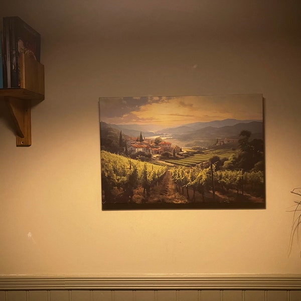 Dynamic Horse Canvas Wall Art Print in Beige Tones Elegant Framed Decor