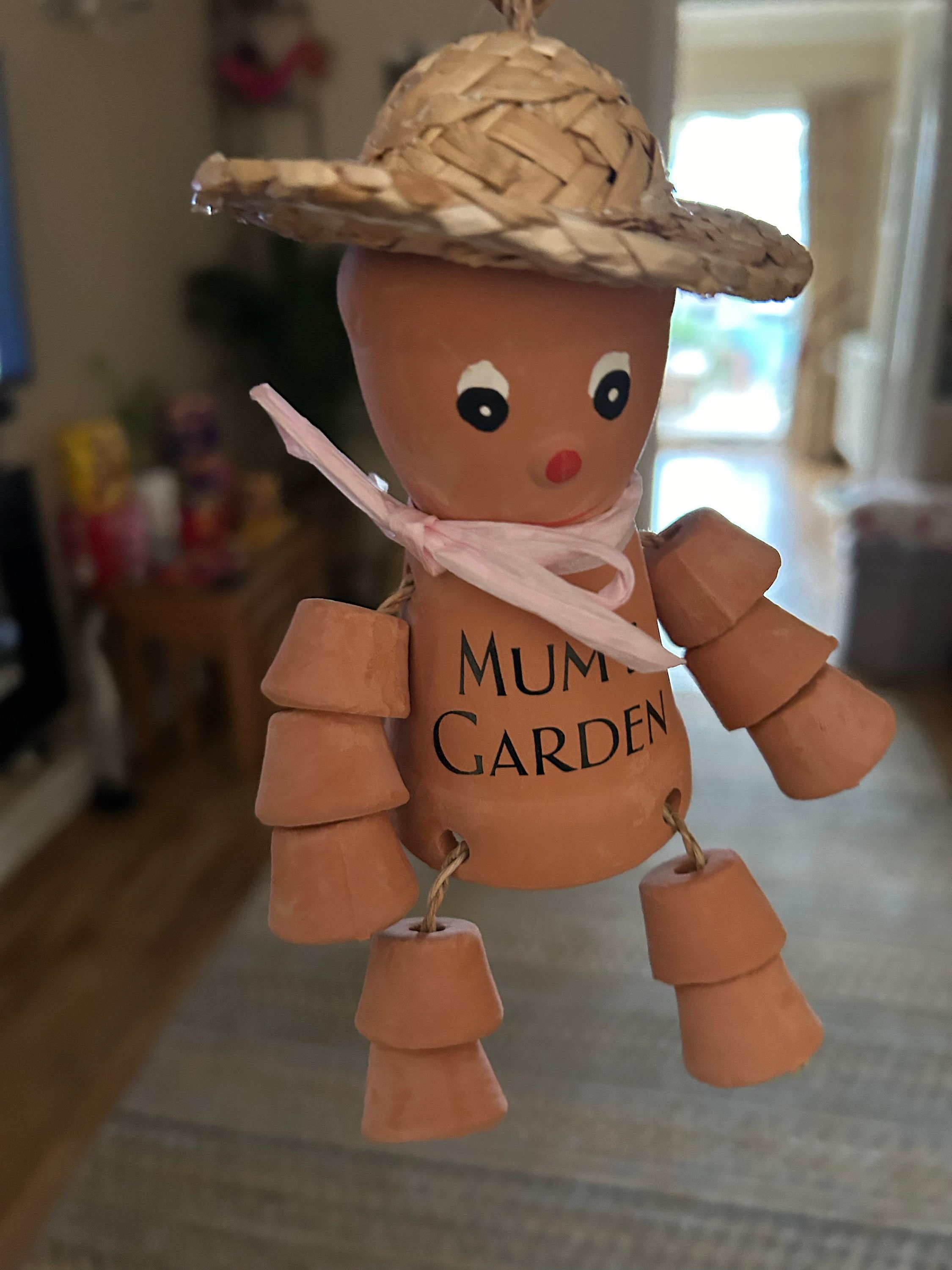 Personalised Plant Pot Lady, Mum’s Garden Gift, Mother&#39;s Day gift idea,gardener gift for mum, garden gift for nan,garden gift for lady, her