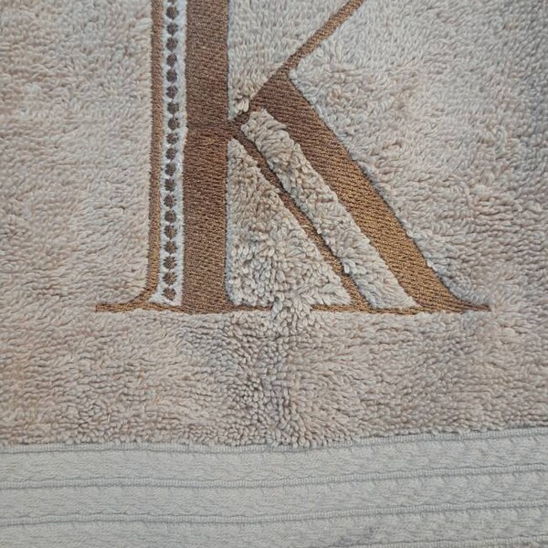 Two-color Block Monogram Embroidery: 3, 3.5 & 4 Inch Sizes #534 DAX - Etsy