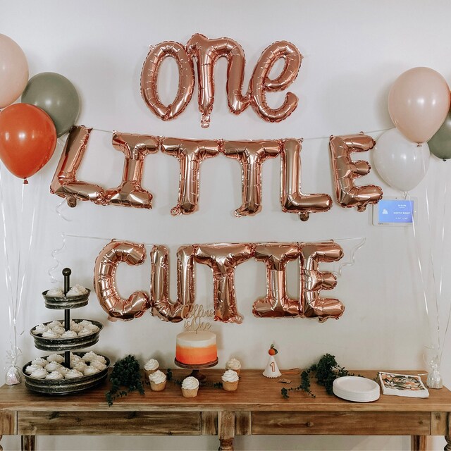 First Birthday Balloon Kit - Sweet To Be One Orange Theme Party Decor