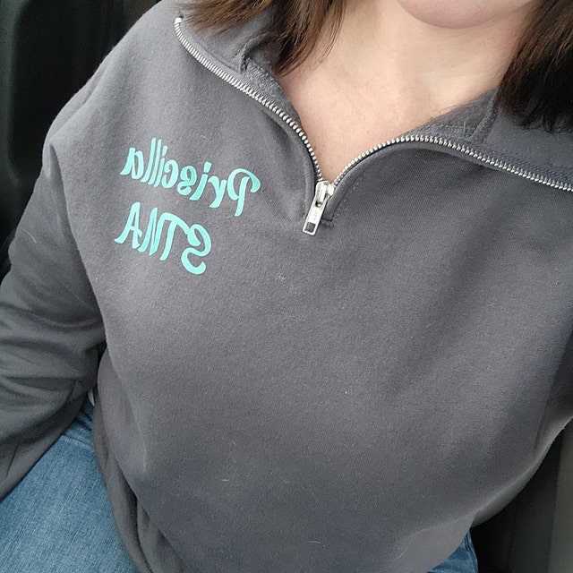 Unique Monogram Quarter Zip Sweater, Personalized Quarter Zip