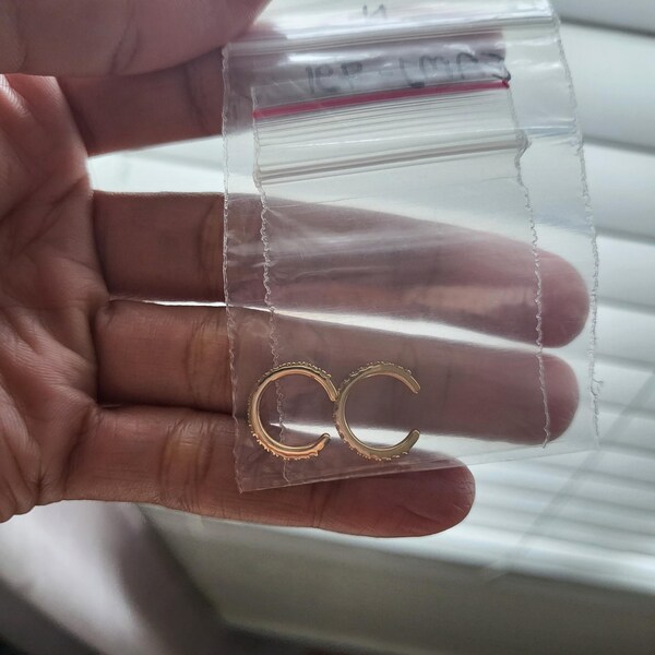Initials Diamond Earring L