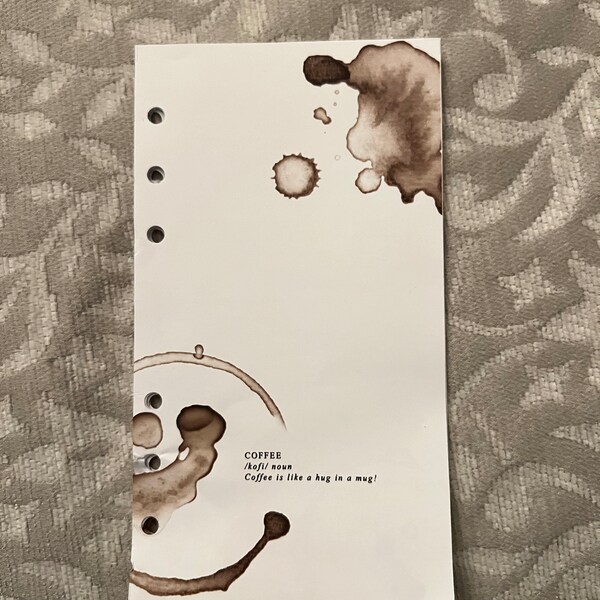 Personal Wide Undated Weekly Planner Inserts, Week on Two Pages, WO2P ...