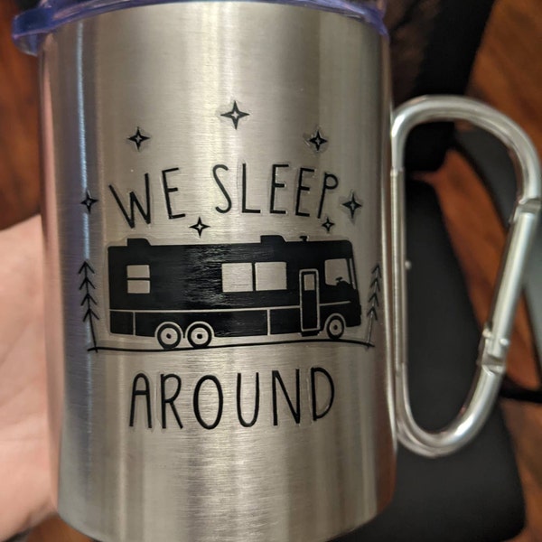 We Sleep Around SVG, Funny Camping SVG, Motorhome Svg, Motor Coach ...
