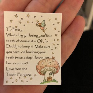 instant editable tiny tooth fairy letter and certificate etsy