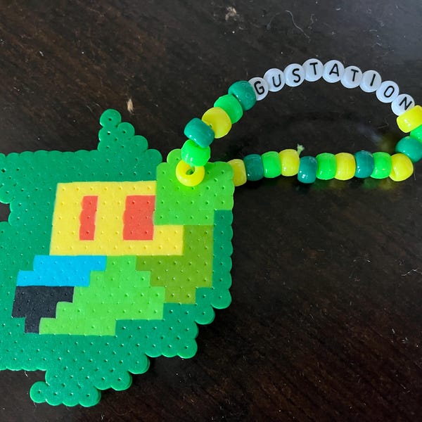 Custom Ghost Kandi Necklace - Etsy