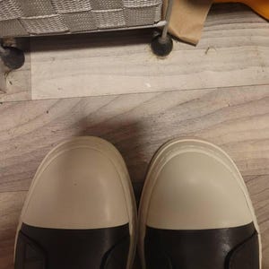 Rick Owens Shoes Genuine Leather Model High Top Thin Lace up