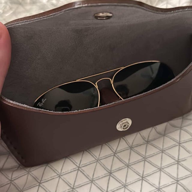 Ray-Ban（レイバン）サングラス レザーケース付き Ray-Ban [Ray-Ban] レイバン 純正 サングラスケース ブラック