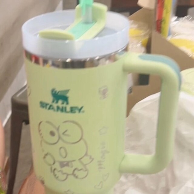 Laser Engraved Keroppi 40oz Tumbler With FREE OPTIONAL Name
