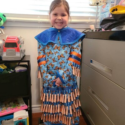 Handmade Kid's Bumblebee Ribbon Skirt main image 1