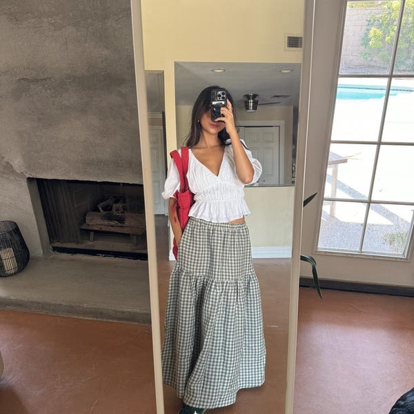 Linen Skirt RUGIAGĖLĖ