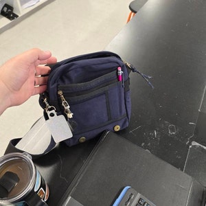 Borsa A Tracolla In Tela JQWSVE – Unisex, Grande Capacità, Con Tasche Multiple, Per Ufficio, Shopping E Viaggi - 2