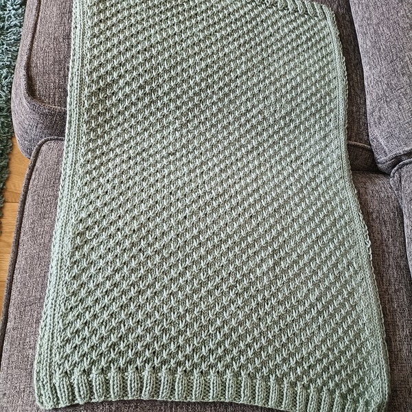 Knitting Pattern ~ Freya Baby Blanket ~ ENGLISH ~ PDF Download - Etsy UK