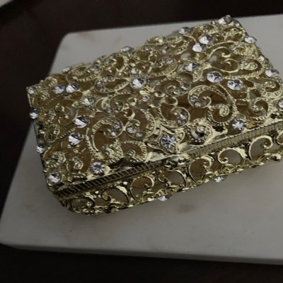 NEW Beautiful Swarovski Crystal Box Wedding Ring Box - Etsy