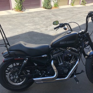 Traveler Handmade Sissy Bar Fits Harley Sportsters Etsy