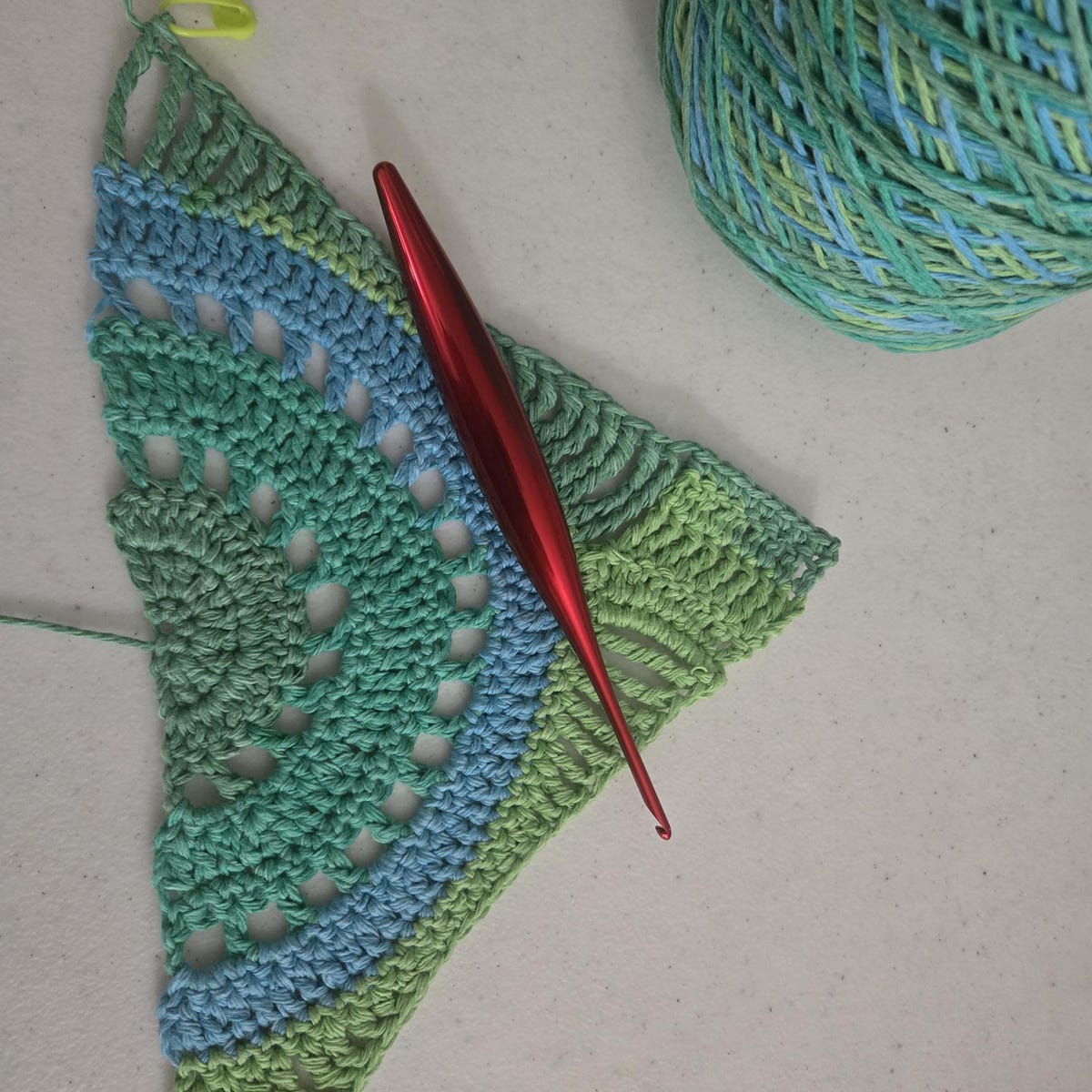 Gehäkelte Bandana Cap von Diane