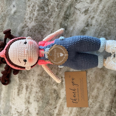 Ms. Rachel Crochet Amigurumi Doll, Amigurumi Ms. Rachel, Crochet Doll