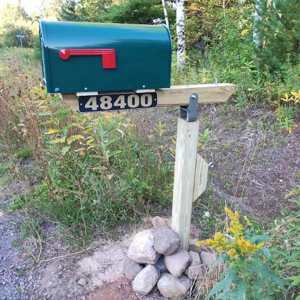 Mailbox Post Hardware Snowplow Resistant Mailbox Post Hardware Kit - Postal Pivot - Standard ...
