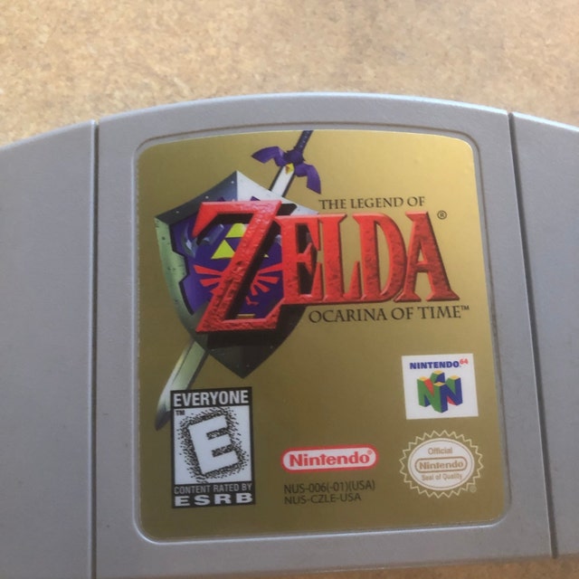 The Legend of Zelda: Ocarina of Time Replacement Label -  Denmark