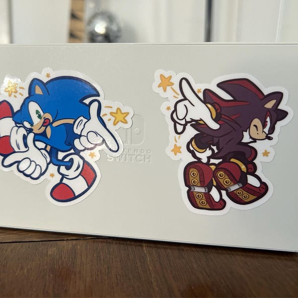 Hedgehog Sonic Adventure Stickers Shadow 3