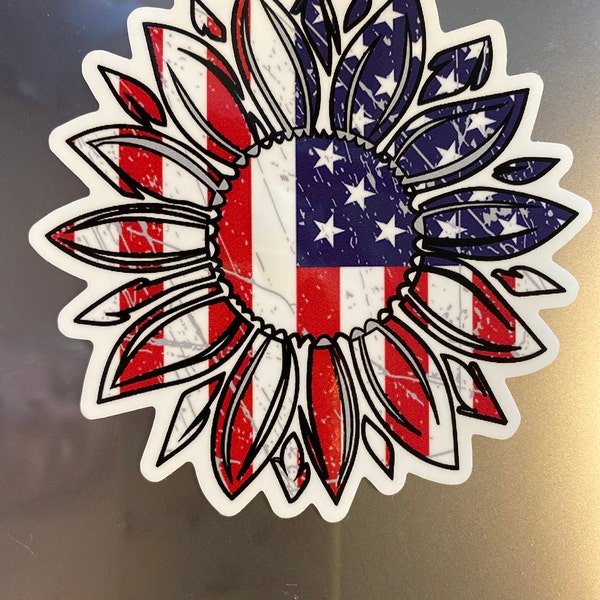 Lady Liberty Gun Sticker - Patriotic American Flag Decal For Cars, Laptops & More
