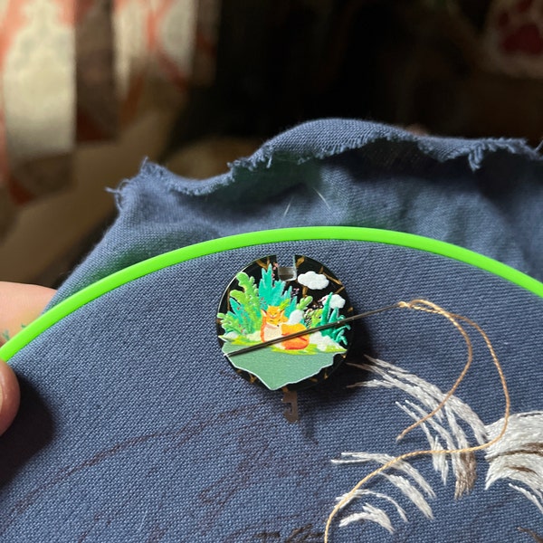 3-in-1 Needle Threader With Minder and Thread Cutter Mama Fox Sewing ...