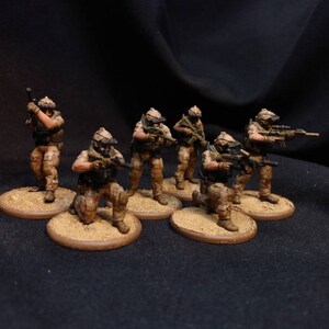 Navy Seals Devgru V2 - 3D Printed Minifigures for Modern Tabletop
