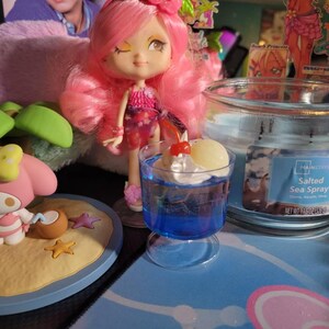 Retro Cafe Cream Soda Resin Series (kawaii Keyring, Custom, Bag
