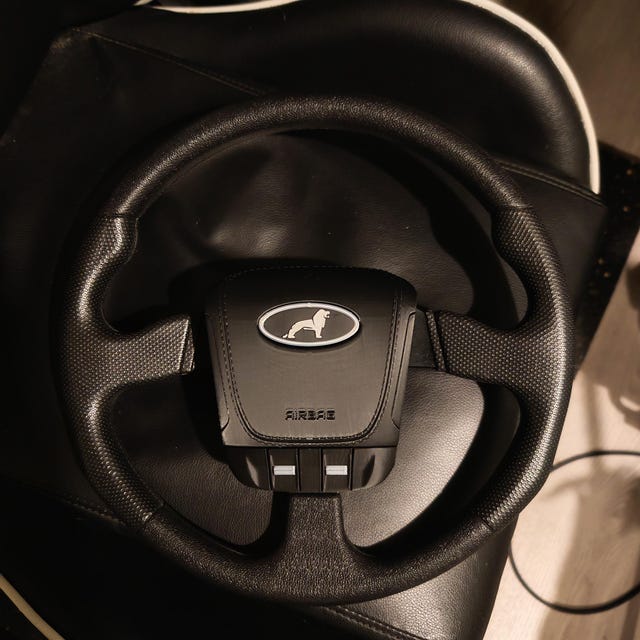 ETS/ATSホーンパッド：3Dプリント製ステアリングホイール