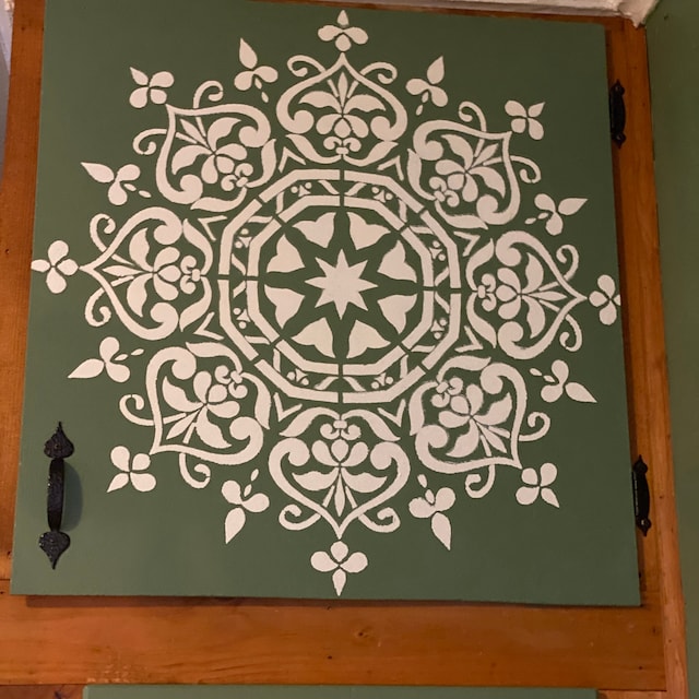 Decorative Mandala Stencil Betul for Furniture, Floors and DIY Decor –  RoyalWallSkins
