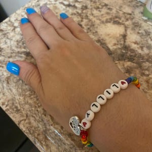 ZKXXJ Rainbow Bridge Pet Memorial Gift For Men Women,Pet Paw Rainbow Bridge Bracelet Dog Paw Bead Bracelet Pet Sympathy Jewelry Gift Who Loss Of Pets