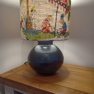 Table Lamp Pendant Cheeky Monkey Tropical Circus Linen  Lampshade 