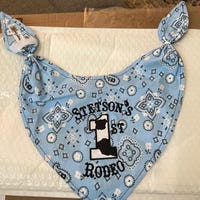 NAME 1st RODEO Back Number-personalizedcowboy-1st Birthday/rodeo Banner ...